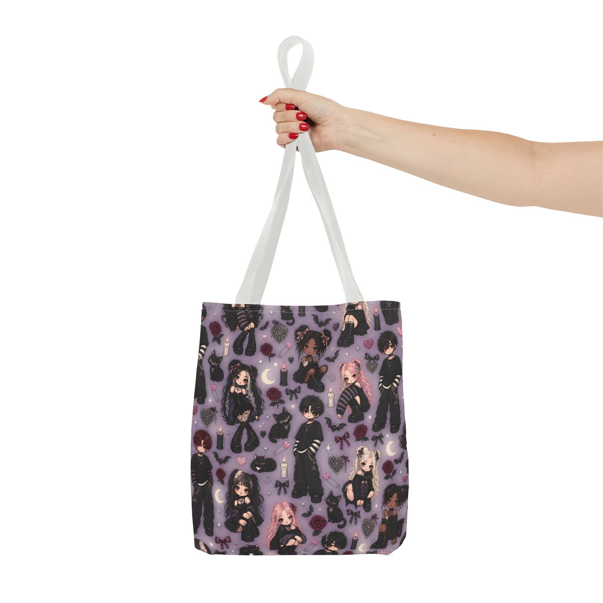 Anime Goth Friends Tote Bag