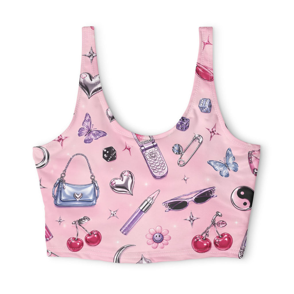 Polyester Sports Bra (AOP)