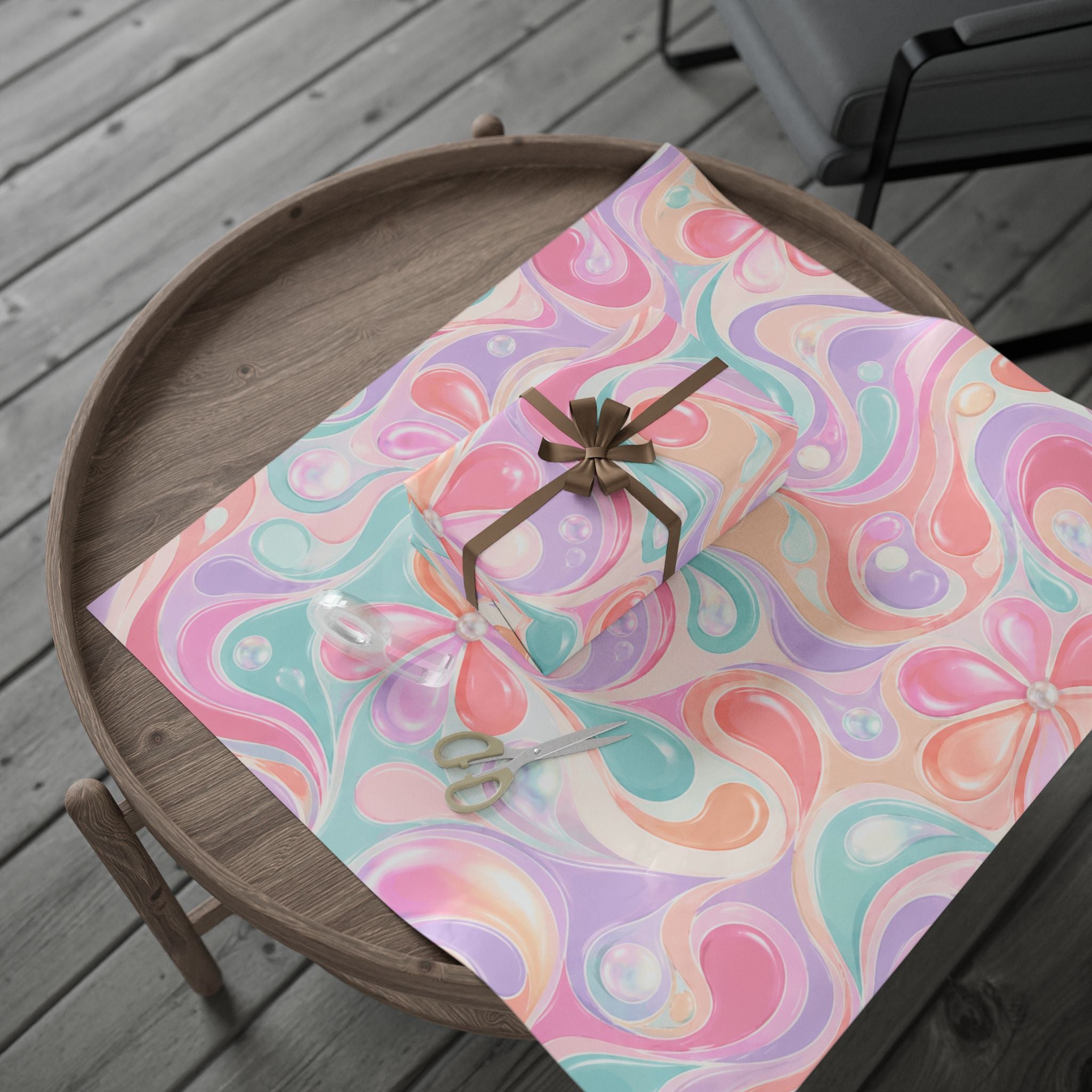 Retro Groove Wrapping Paper