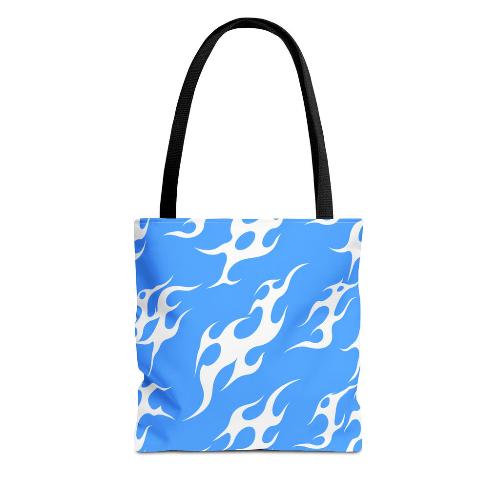 Y2K Tribal Vibes Tote Bag Blue