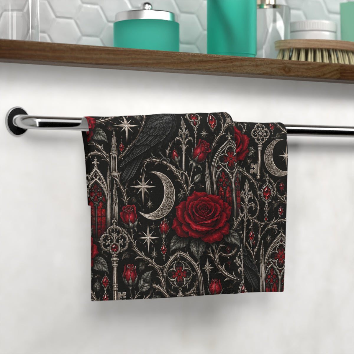 Crowmance Chapel Face Towel