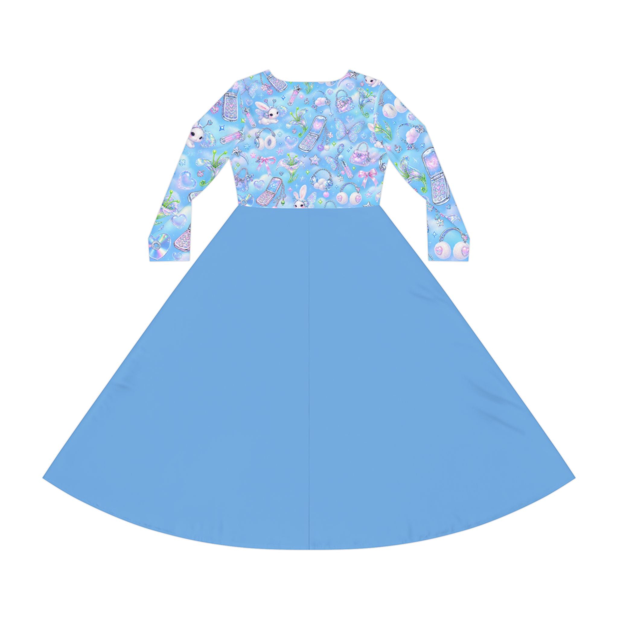 Women's Long Sleeve Dance Dress (AOP)