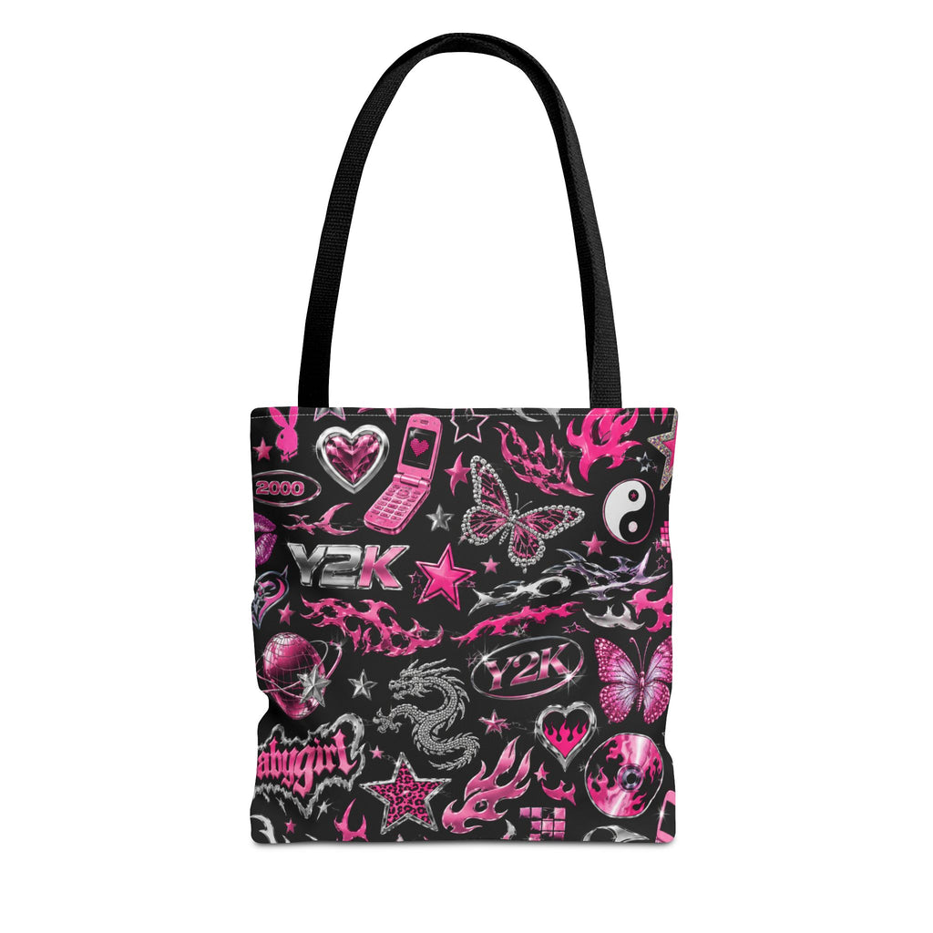 Y2K Babe Tote Bag Black