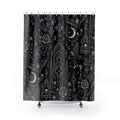 Gothic Revival Shower Curtain Black