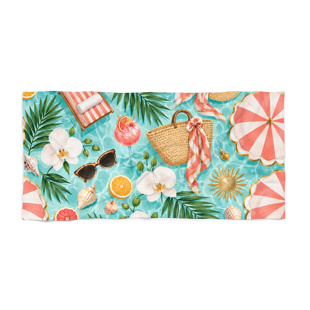 Soft Life Beach Towel Teal