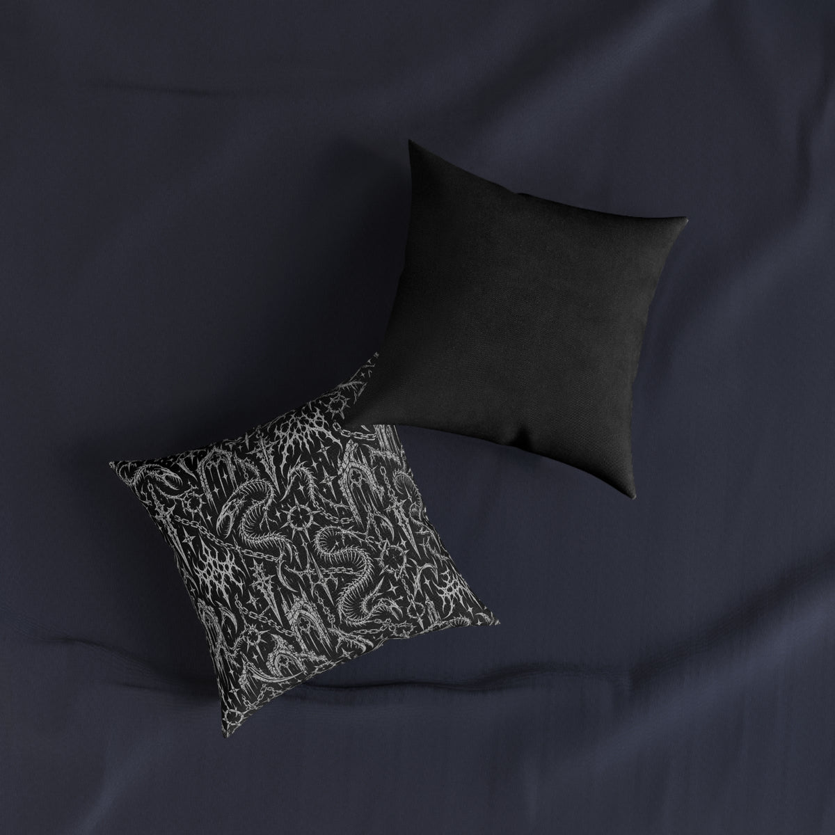 Goth Dream Square Pillow Black