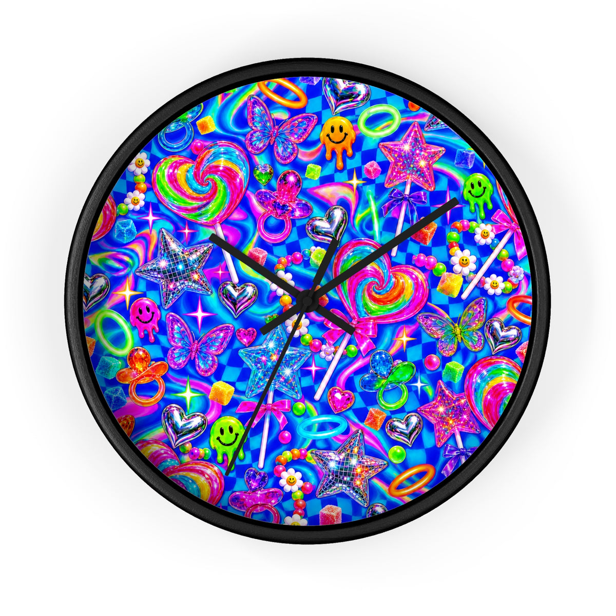 Candy Rave Wall Clock