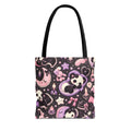 Kawaii Gothic Panda Moon Tote Bag – Cute Pastel Goth All-Over Print