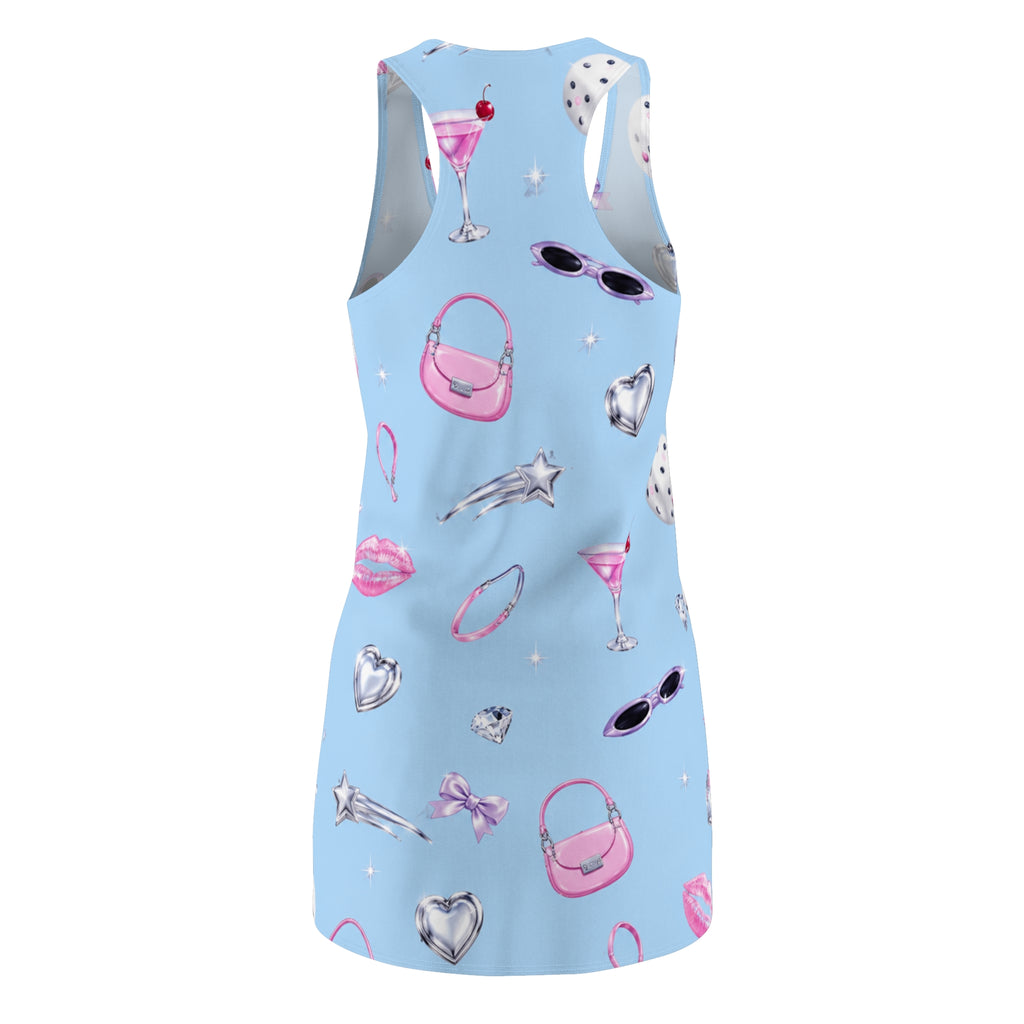 Women's Cut & Sew Racerback Dress (AOP)