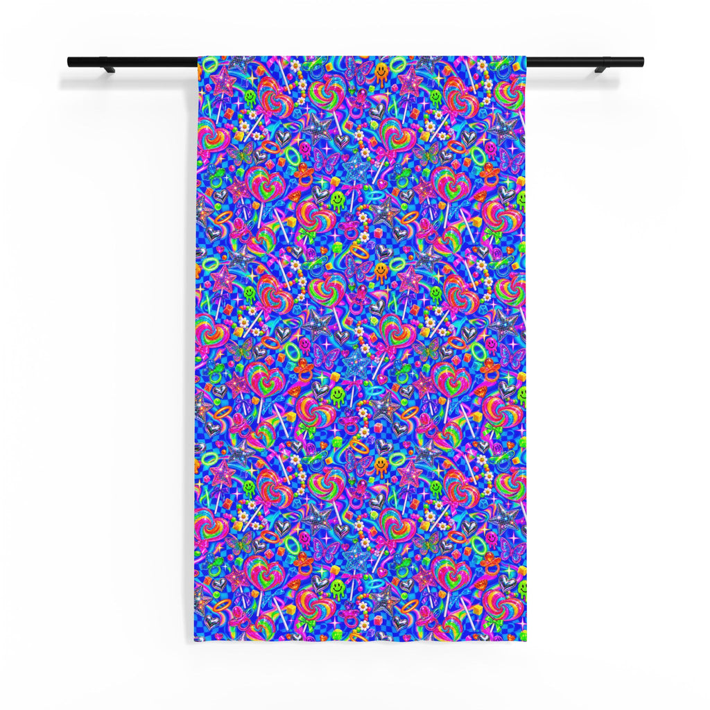 Candy Rave Sheer Window Curtain Multi
