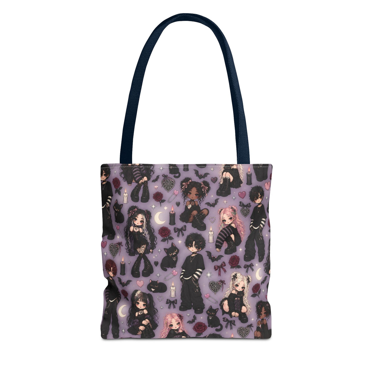 Anime Goth Friends Tote Bag