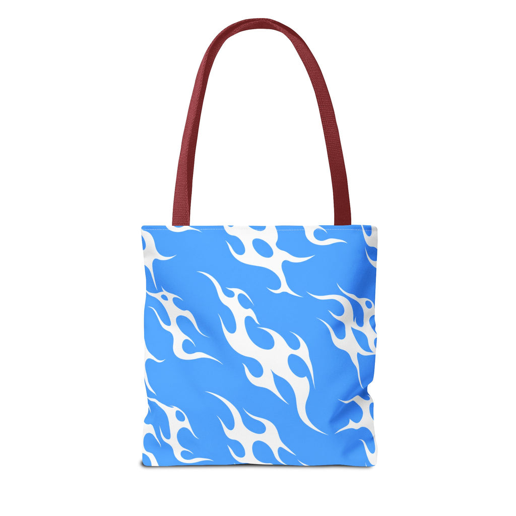 Y2K Tribal Vibes Tote Bag Blue