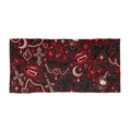 Vamped Beach Towel Beach Towel Crimson