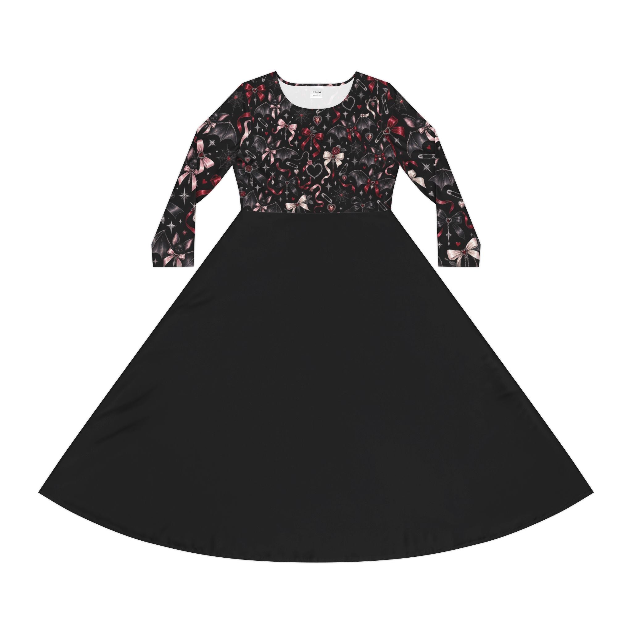 Women's Long Sleeve Dance Dress (AOP)