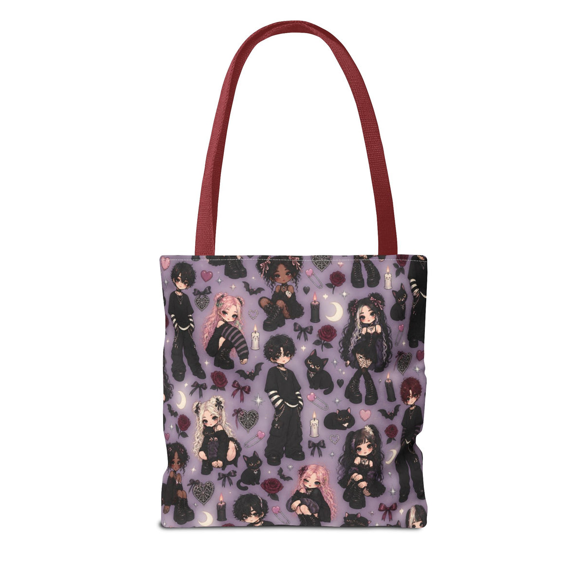 Anime Goth Friends Tote Bag