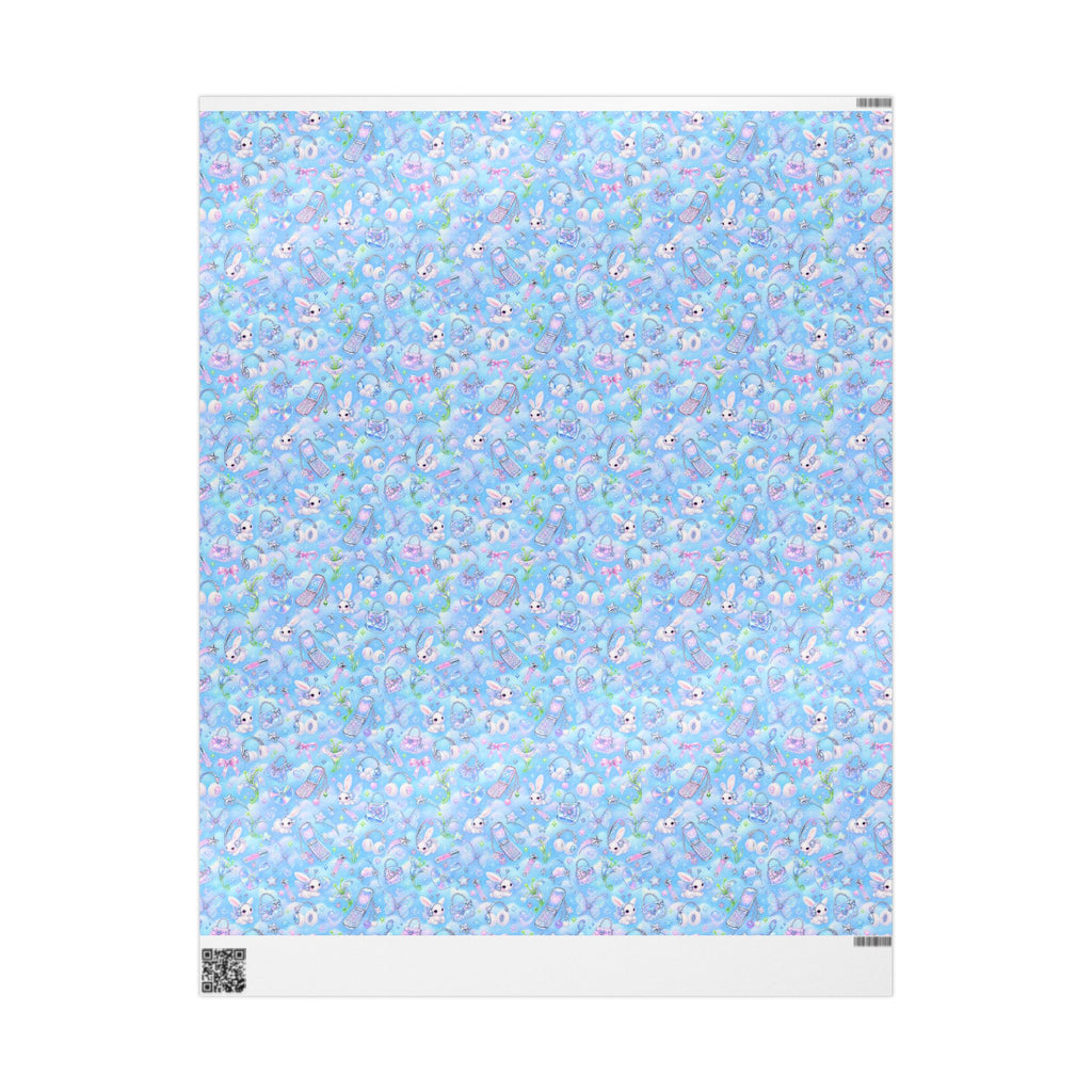 Mermaid Bunny Wrapping Paper – Pastel Sea Creatures Gift Wrap