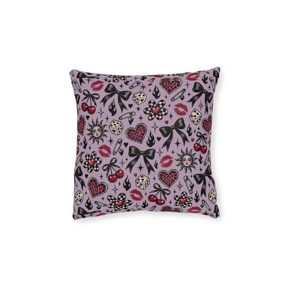 Dollypop Square Pillow Purple