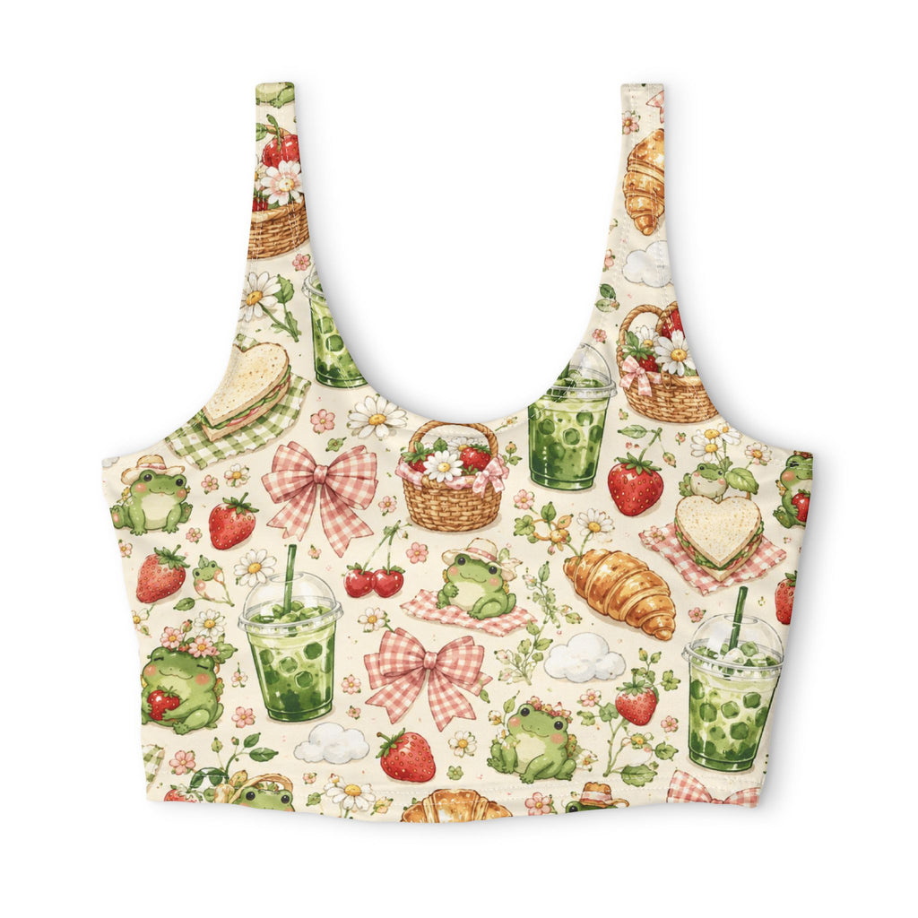 Polyester Sports Bra (AOP)