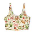 Polyester Sports Bra (AOP)