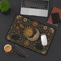 Celestial Sun & Moon Floral Desk Mat