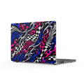 Y2K Psychedelic Checker MacBook Case — Matte Protective Laptop Cover