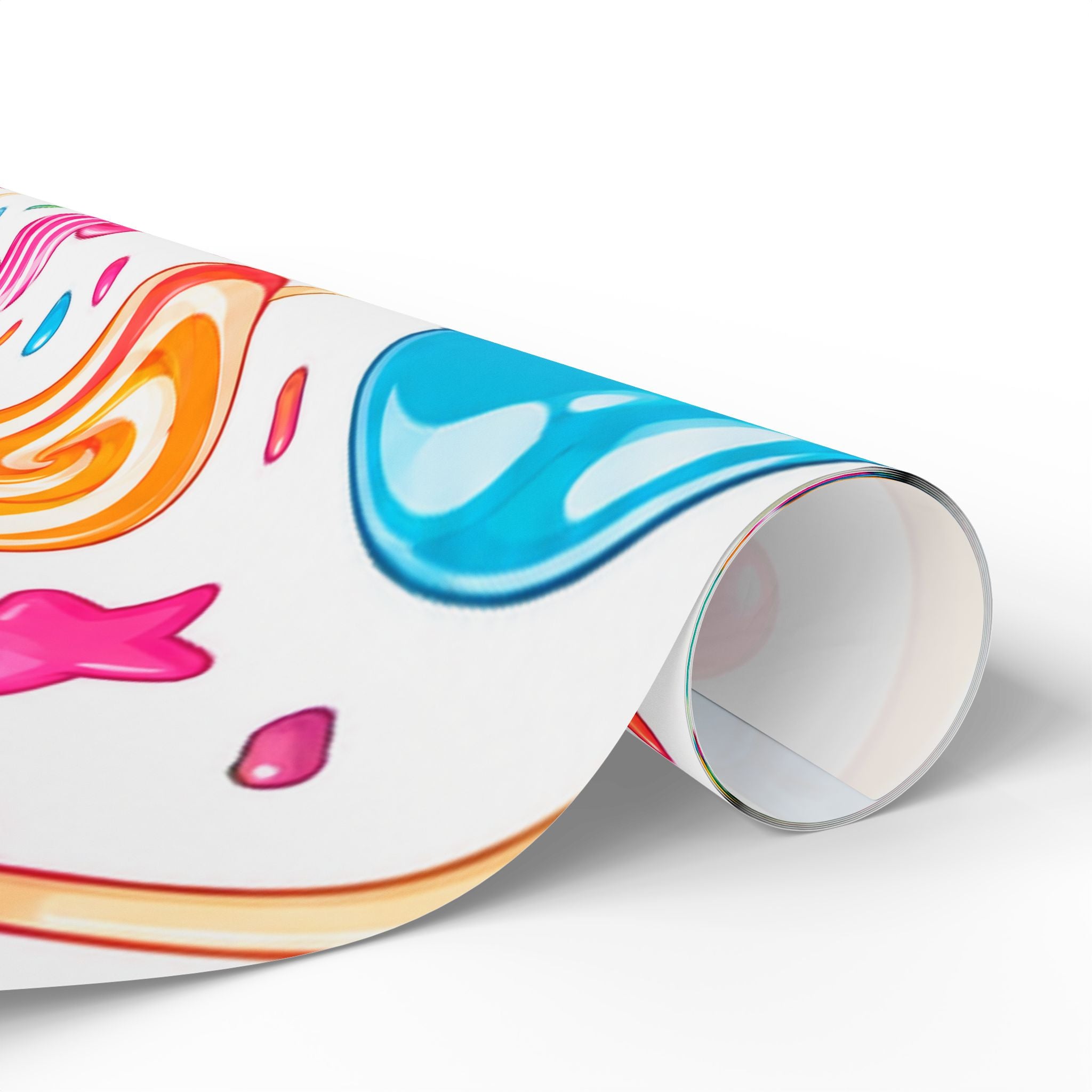 Candy Dreams Wrapping Paper White