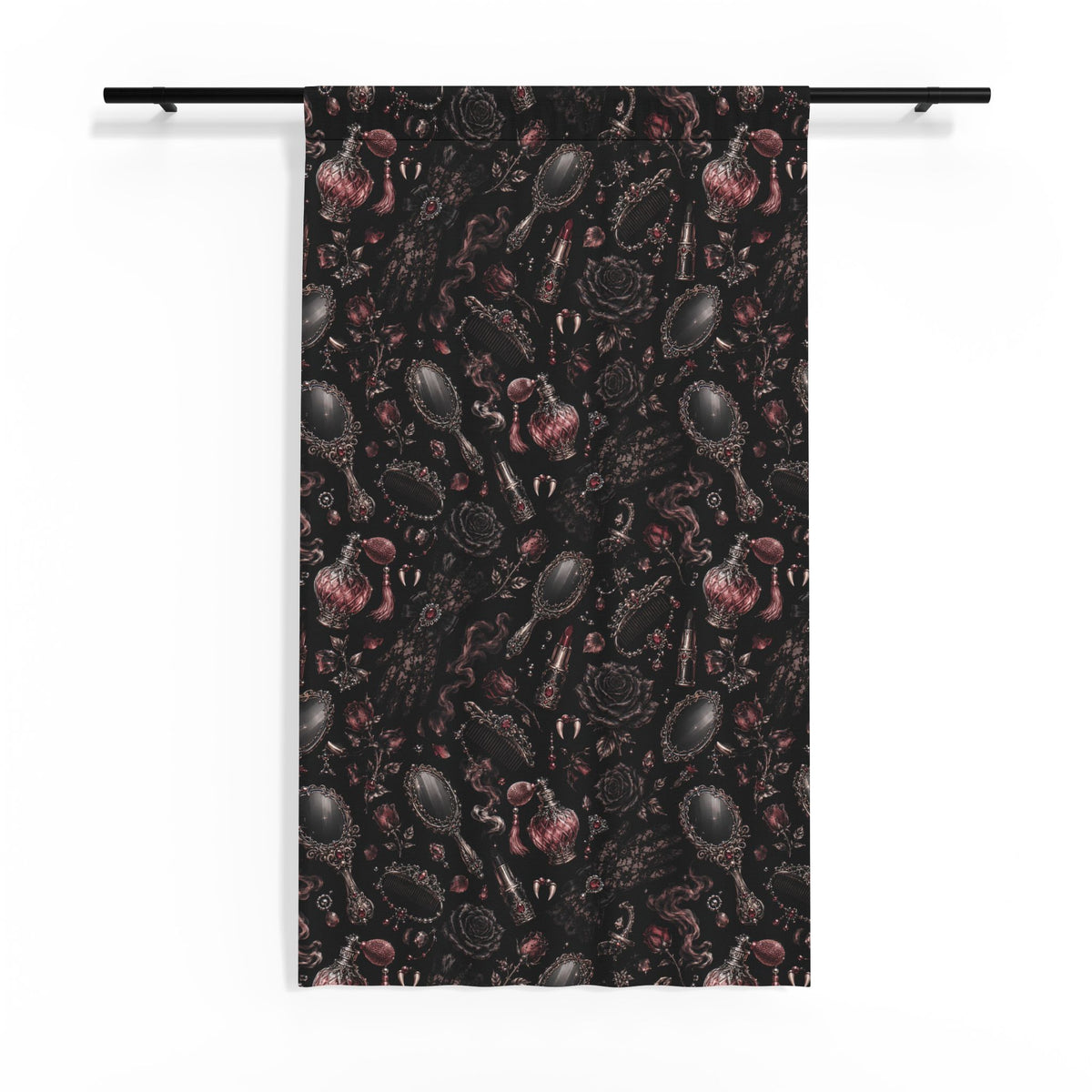 Black Beauty Sheer Window Curtain
