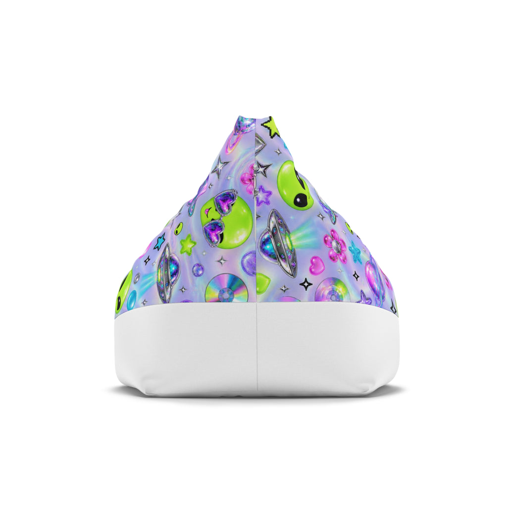 Y2K Alien Bean Bag Chair Cover