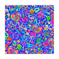 Neon Rave Grave Tablecloth Multi