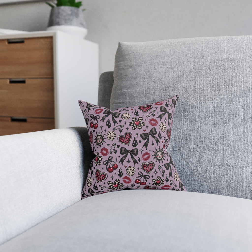 Dollypop Square Pillow Purple