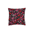 Cute Hearts & Cherries Square Pillow