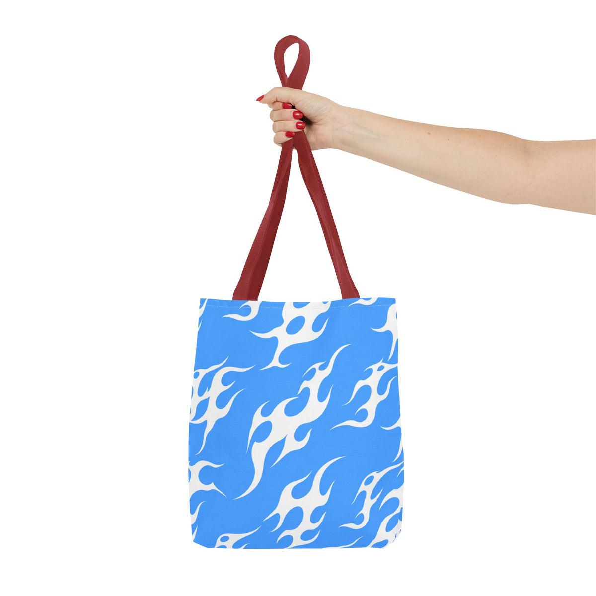 Y2K Tribal Vibes Tote Bag Blue