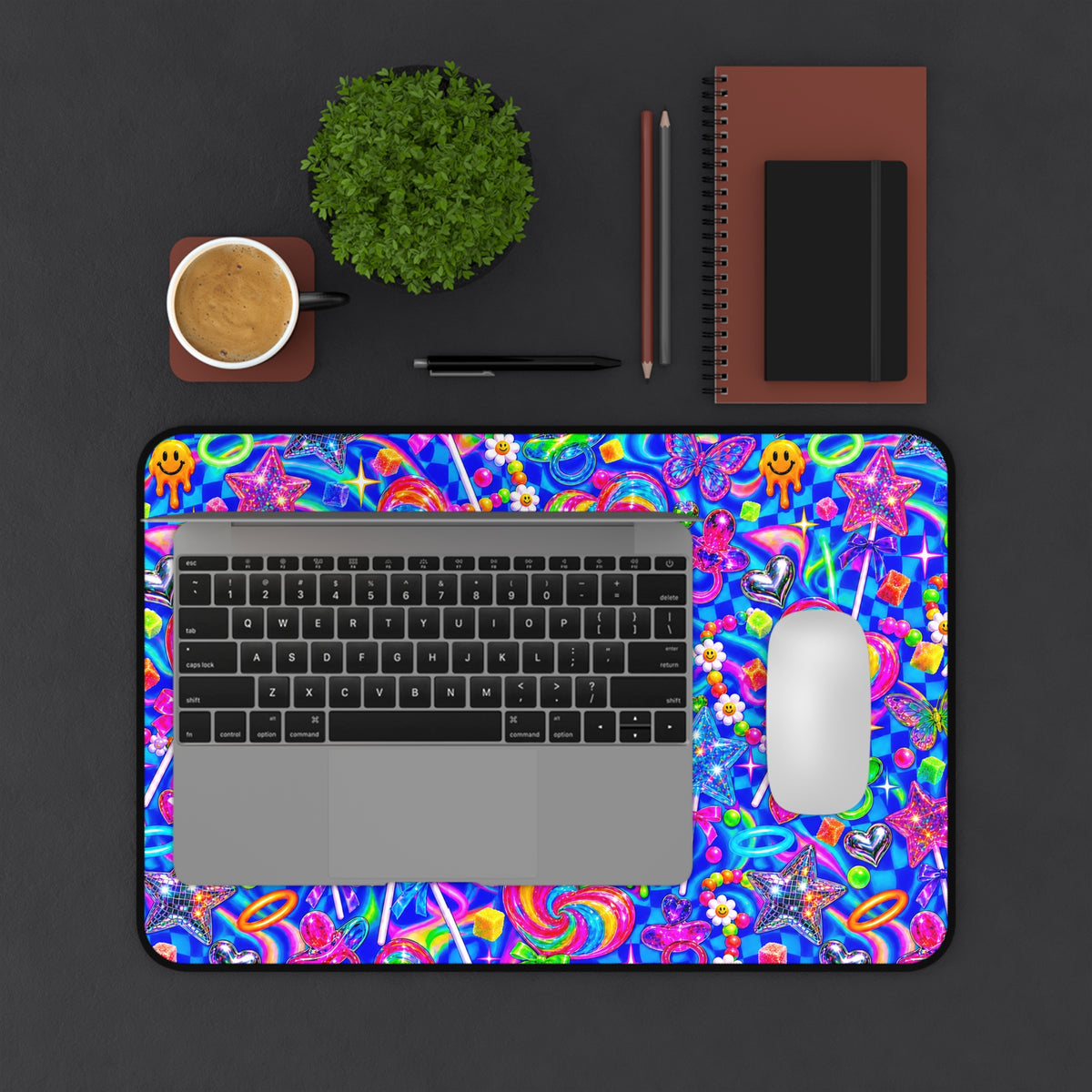 Candy Rave Desk Mat