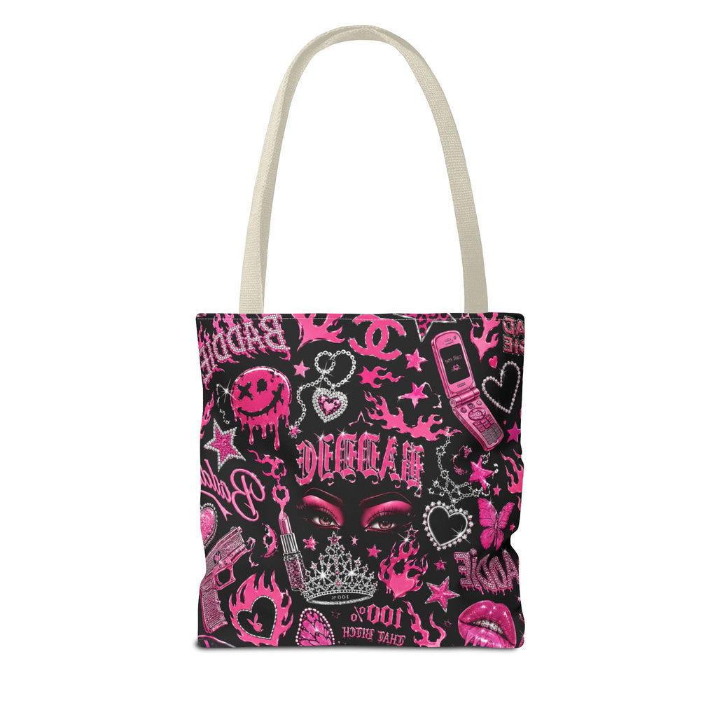 Y2K Baddie Tote Bag Black