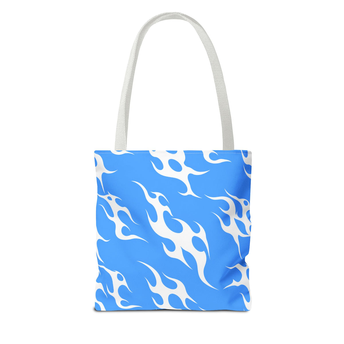 Y2K Tribal Vibes Tote Bag Blue