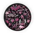 Y2K Angel Baddie Wall Clock