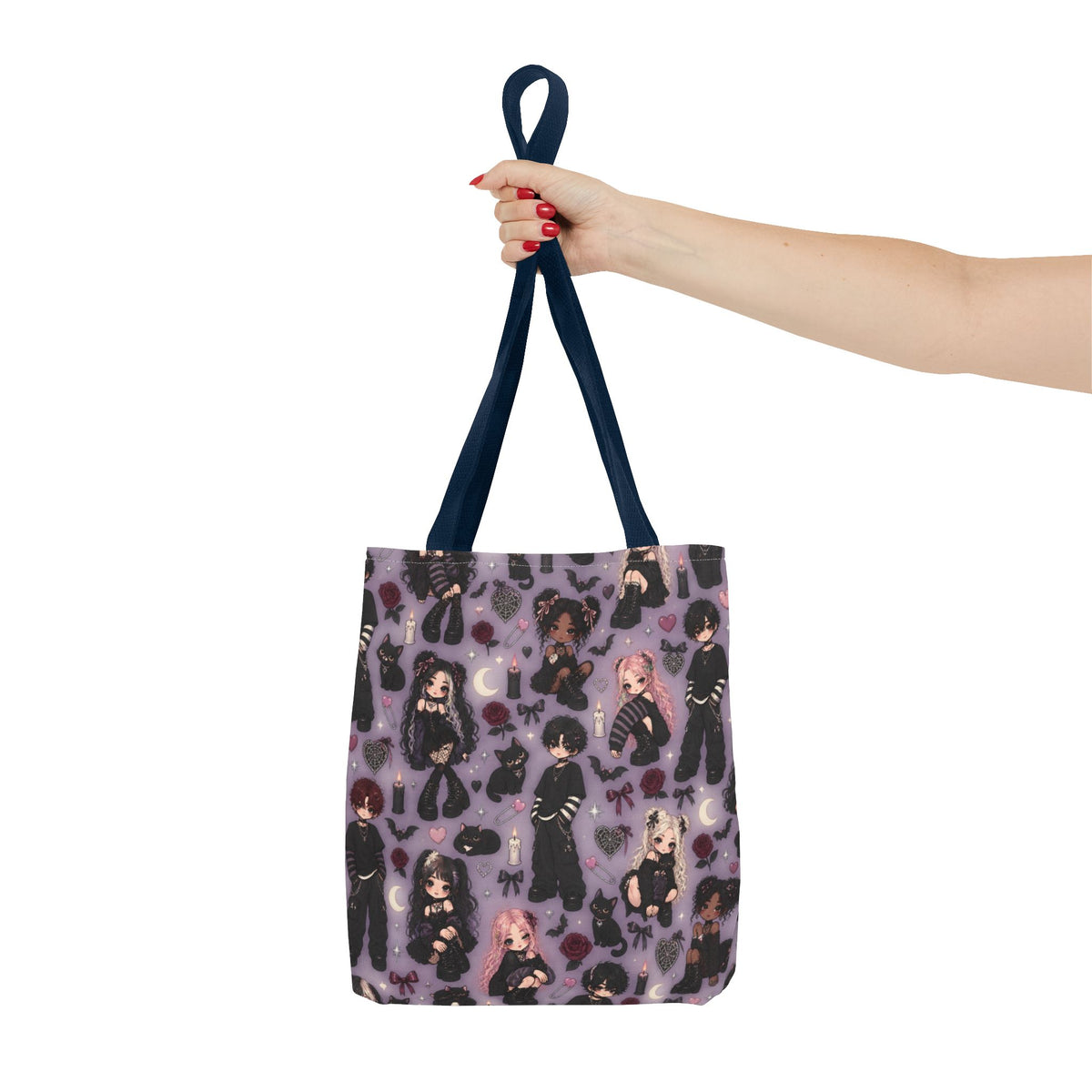 Anime Goth Friends Tote Bag
