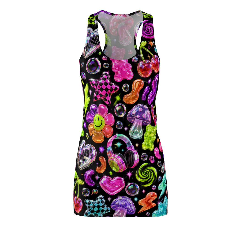 Women's Cut & Sew Racerback Dress (AOP)