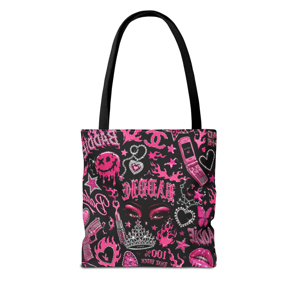 Y2K Baddie Tote Bag Black