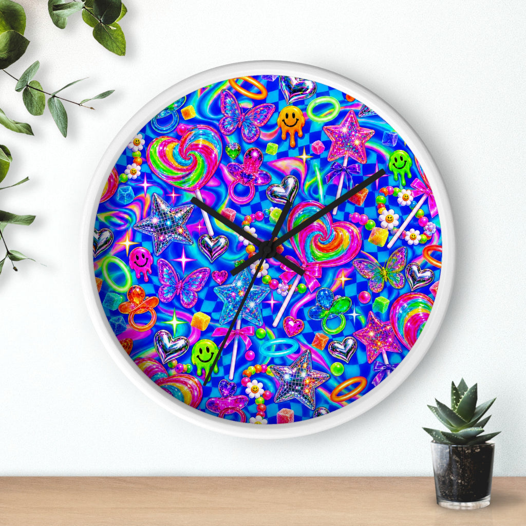 Candy Rave Wall Clock
