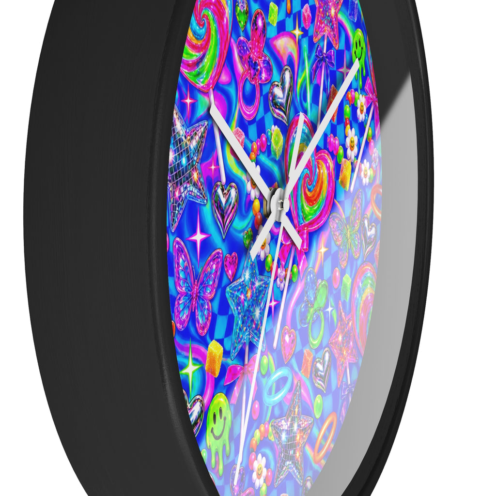 Candy Rave Wall Clock
