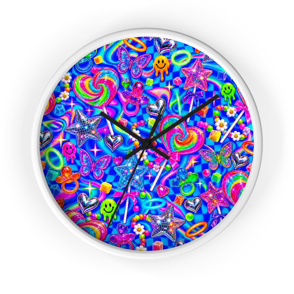 Candy Rave Wall Clock