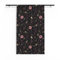 Goth Candy Sheer Window Curtain Black