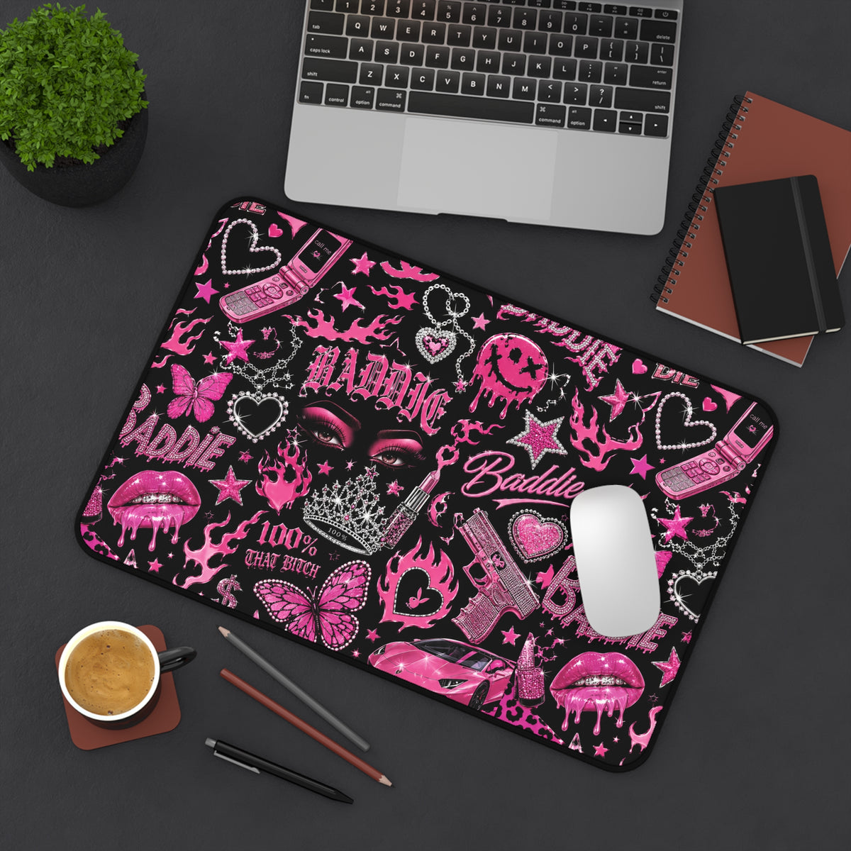 Y2K Baddie Desk Mat