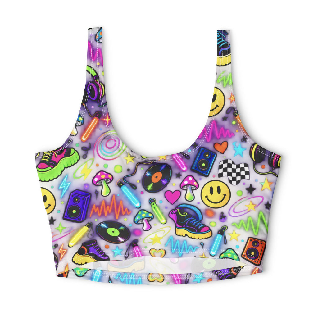 Polyester Sports Bra (AOP)