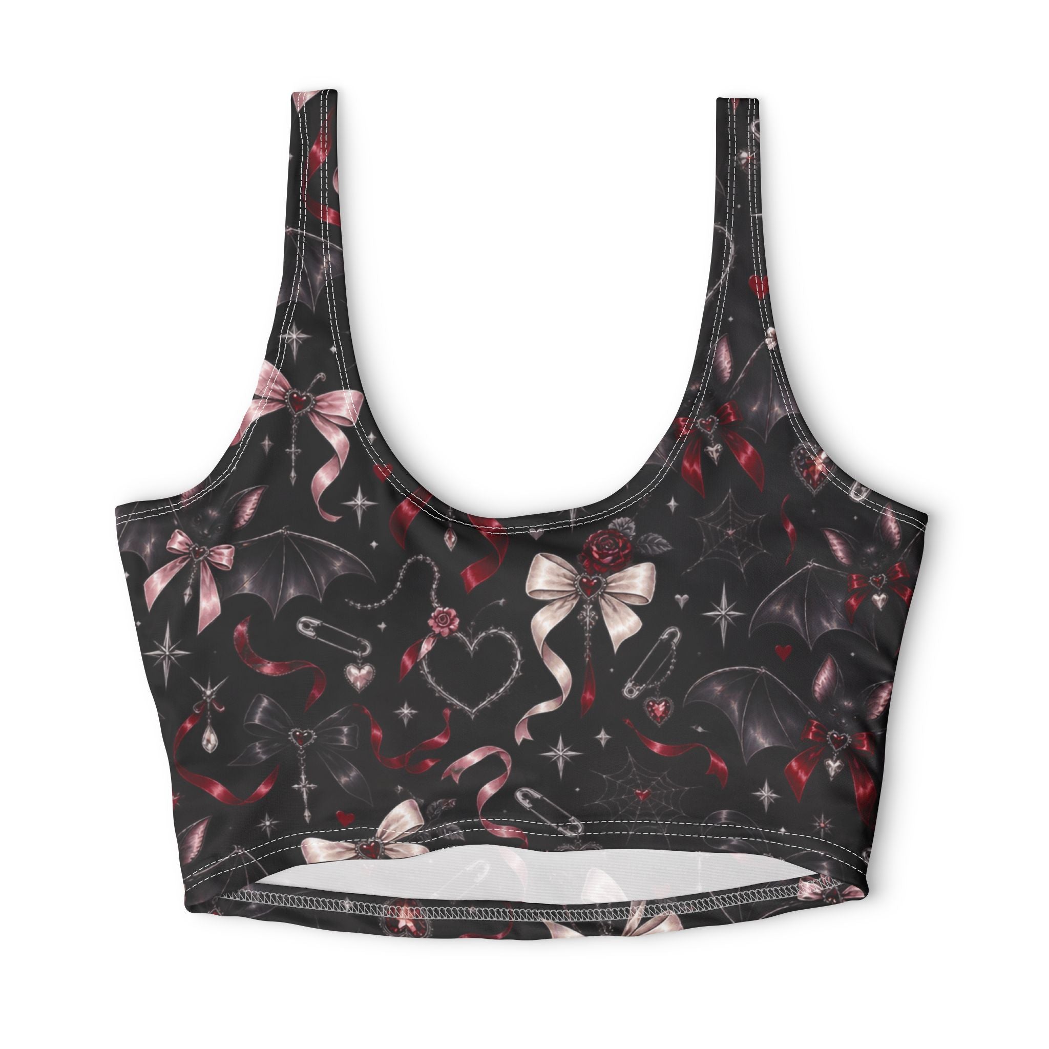 Polyester Sports Bra (AOP)