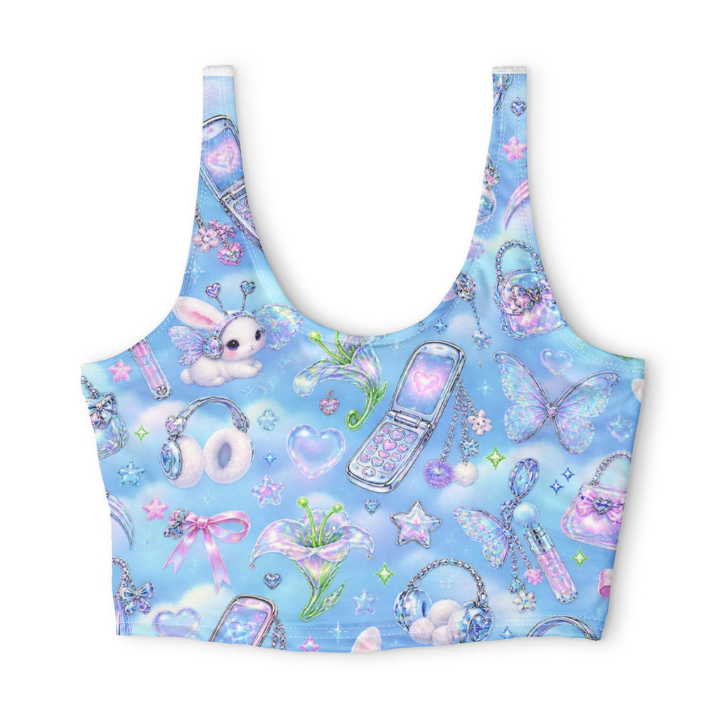 Polyester Sports Bra (AOP)