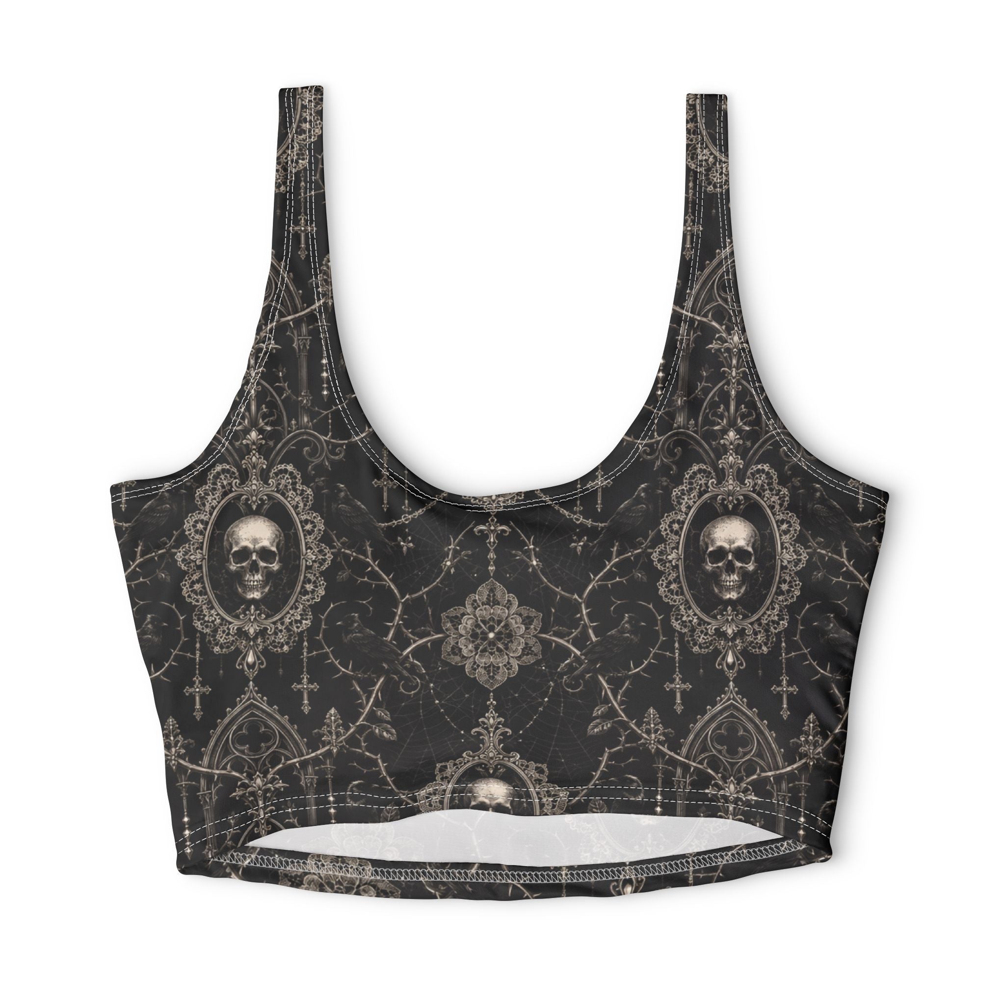 Polyester Sports Bra (AOP)