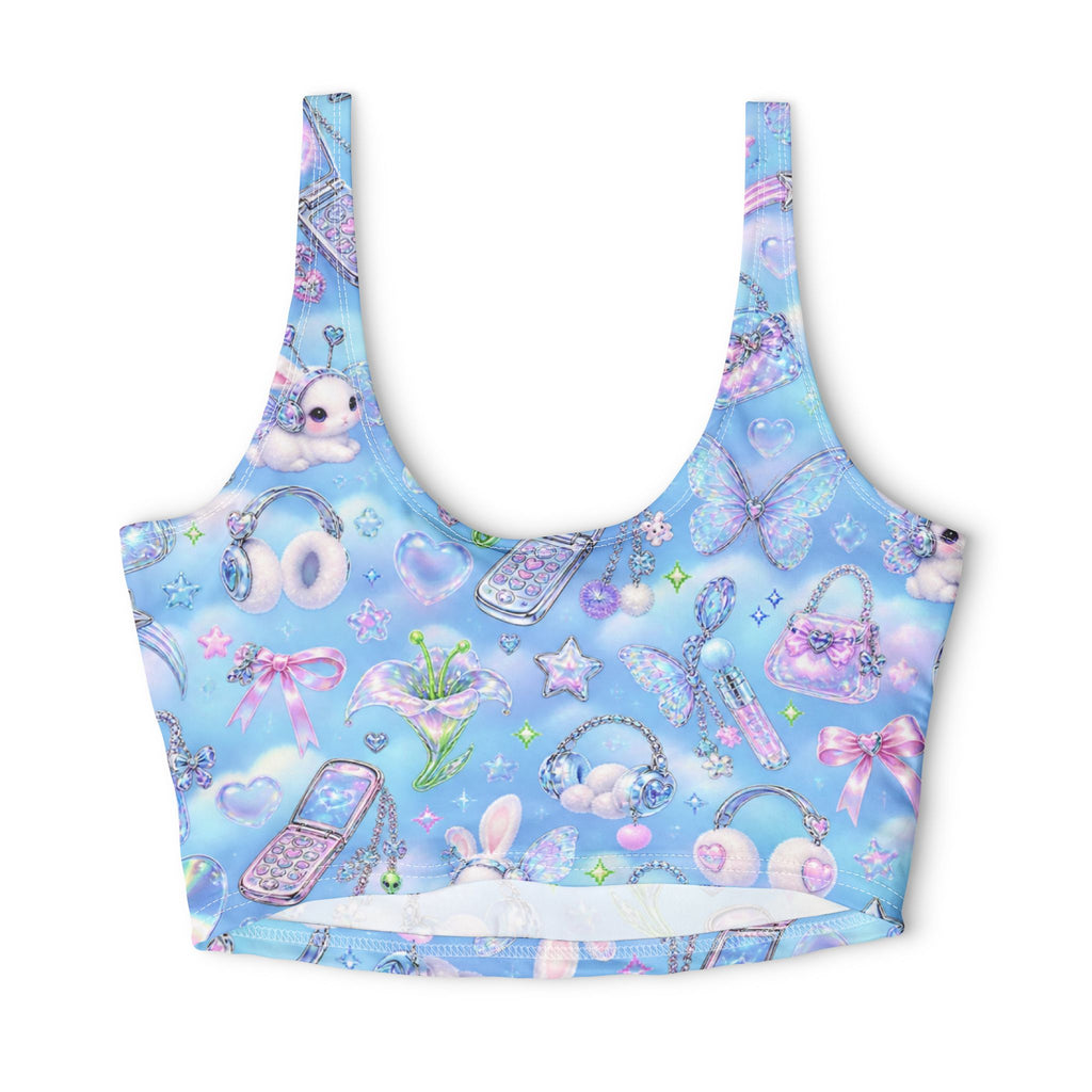 Polyester Sports Bra (AOP)