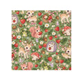 Mushroom Garden Friends Face Towel